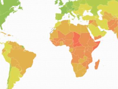 Annual country index with new food dependency data reflects vulnerability to climate change