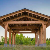 The Morrison Family Education and Outreach Pavilion at ND-LEEF offers shelter from the elements to ND-LEEF researchers