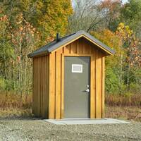 An on-site bathroom is available for researchers at ND-LEEF